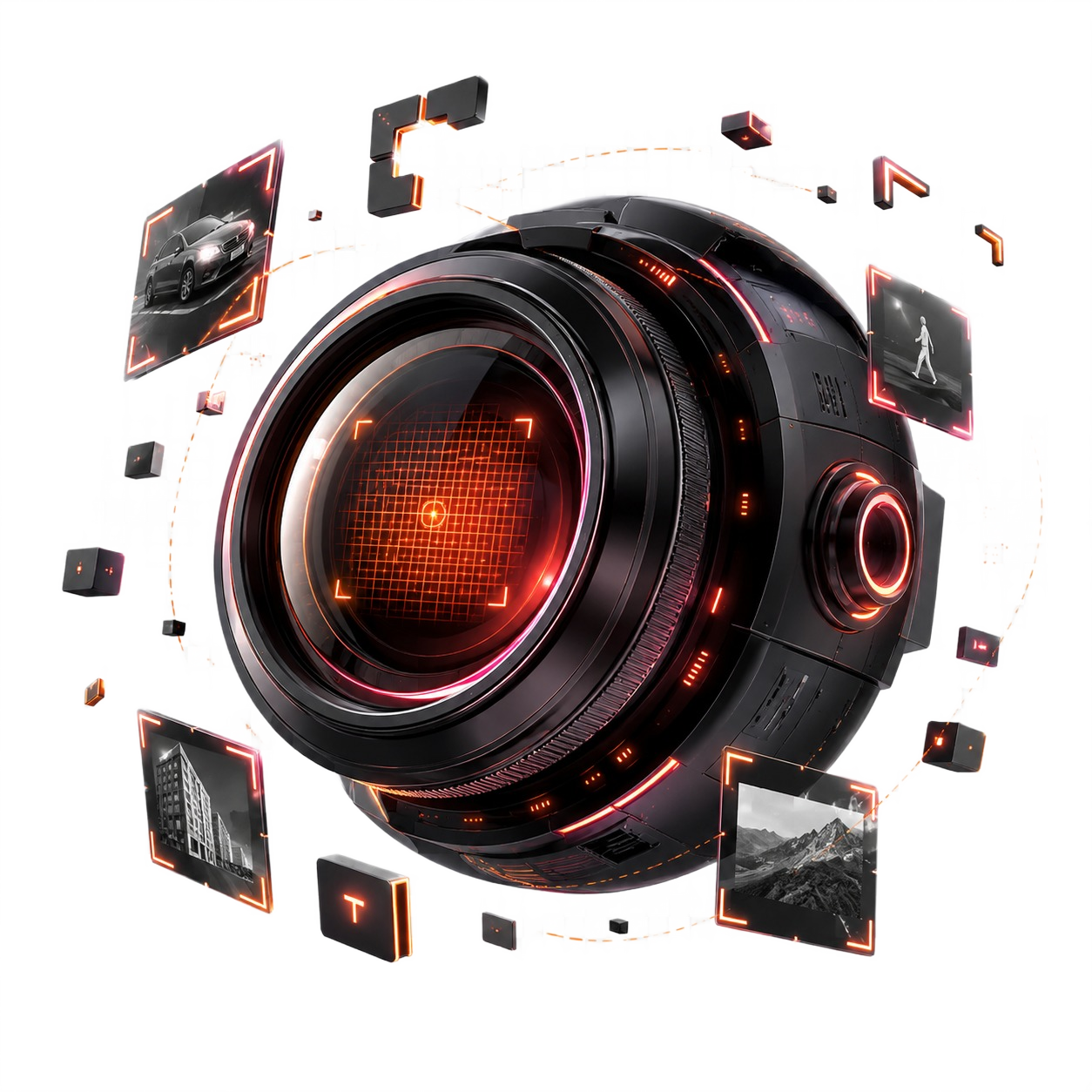 Camera vision system representing computer-vision pipelines